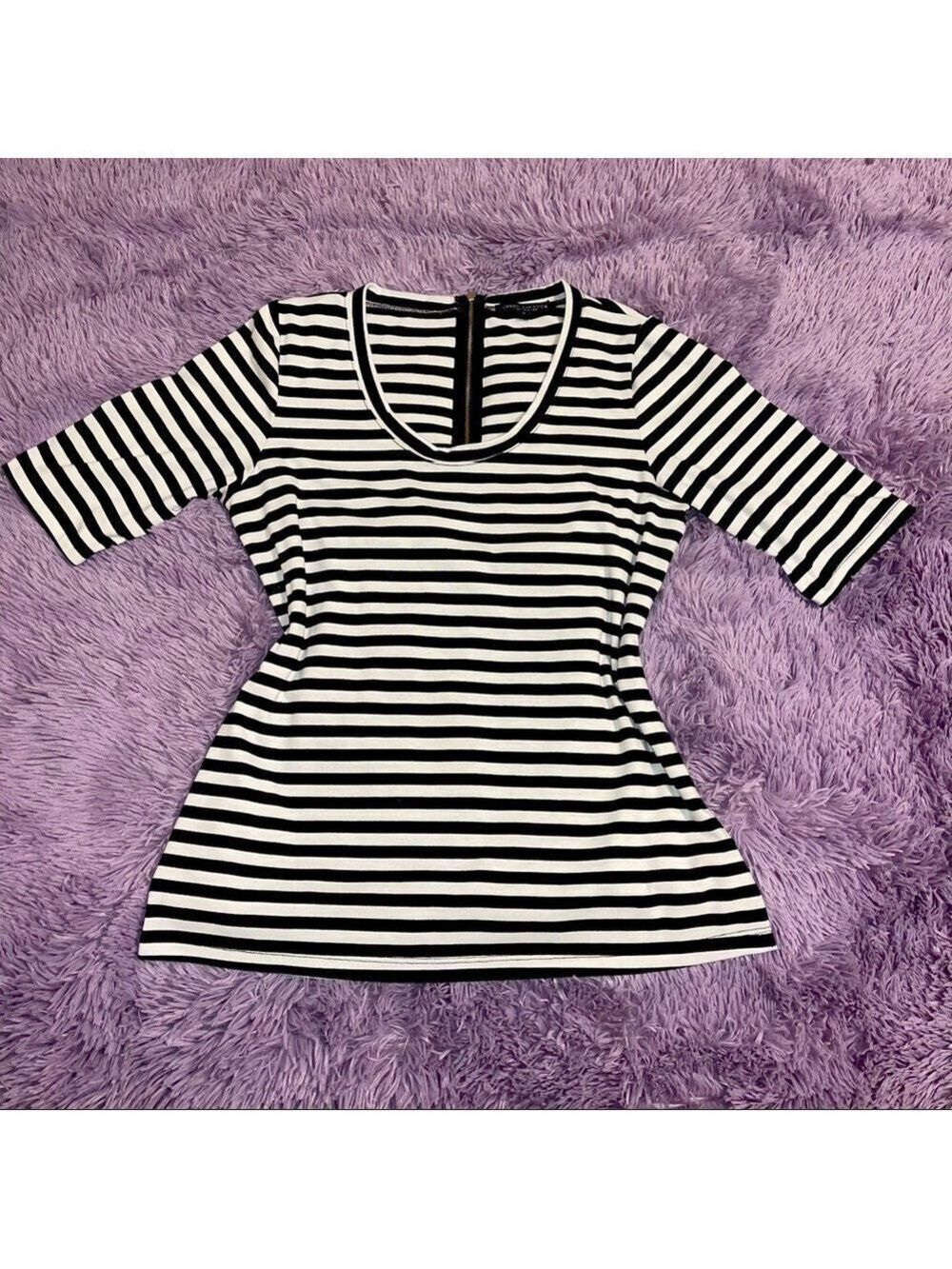Green Envelope Los Angeles Striped Top